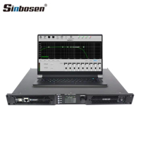 Sinbosen digital amplifier K4-800 DSP 1u 4 channel X 800W stereo Professional amplifier home outdoor audio for sale