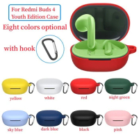 Soft Silicone Earphone Case For Redmi Buds 4 Lite Wireless Earbuds Protect Cover Bluetooth Headset Silicone Protective Case