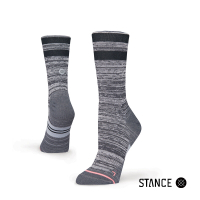 STANCE UNCOMMON SOLID RUN CREW-女襪-慢跑機能襪