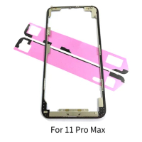 For Apple iPhone 11 12 13 Mini Pro Max Front Bezel LCD Middle Frame Holder Housing Repair Parts