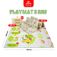 SPEEDS SNI K Playmate Bayi Portable Foam XPE 180x200cm Karpet Lipat 8-10mm Praktis Tikar 027-15