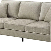 Furniture of Barret Traditional Upholstered Chenille Fabric 3-Seater 80 in. Sofa with Cushion Back for Living Room,
