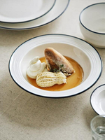 盤子 陶瓷菜盤平盤家用餐具西餐沙拉牛排盤子早餐圓湯盤甜品盤包郵盤子