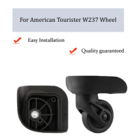 For American Tourister W237 Black Universal Wheel Trolley Case Wheel Replacement Luggage Pulley Sliding Casters wear-resistant