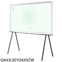 全館領券再折★三星【QA43LS01DAXXZW】43吋4K風格The Serif智慧顯示器(無安裝)(商品卡2200元)