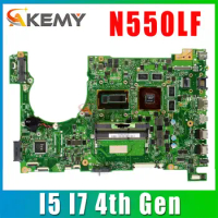 Q550LF GT745M GPU I5-4th Gen I7-4th Gen CPU Notebook Motherboard for ASUS N550LF Q550L Q550LF Laptop Motherboard Mainboard