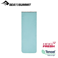【Sea To Summit 澳洲 Comfort 天絲混紡睡袋內套《長方形-灰藍》】SL032071/登山/露營/保暖睡袋