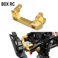 TRX4 Front Bumper Mount Servo Brass Mount for 1/10 RC Crawler TRX-4 TRX6 Upgrade Part