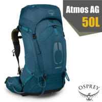 ☆【美國 OSPREY】新款 Atmos AG 50 專業網架輕量登山背包L/XL/氣壓藍 R