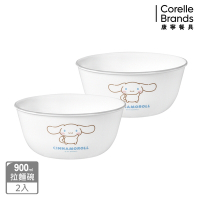 【美國康寧 CORELLE】 大耳狗喜拿 900ml麵碗 2件組-B04