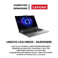 LENOVO LOQ 15IRX10 - 83JE00QDID