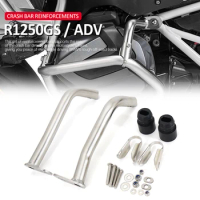 New For BMW R1250GS ADV Adventure ADVENTURE r 1250 gs GSA Extended upper Crash bar Bumper Stainless Steel Tank Guard Protector