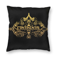 [HOT NYRD KHG 121 ] The Continental Hotel Pillowcase Soft Polyester Cushion Cover Decorations John W