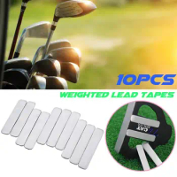 GOG 10Pcs/bag Weighted Lead Tape Add Swing Weight For Golf Clubs For Driver Iron Putter Tennis Racket Iron Putter 3g/piece New