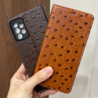Magnetic Genuine Leather Skin Flip Wallet Book Phone Case Cover On For Samsung Galaxy A53 A73 A52s A52 A72 A 53 73 52 72 128/256
