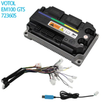 VOTOL EM100GTS 72360S 200A 3kw brushless DC Controller QS Motor Electric motorcycle Motor scooter Intelligent programmable