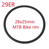 Asymmetric Hookless Carbon Rim 28mm Width Carbon Mtb MTB Rim UD Matte MTB Rim 25mm Depth Mountain Bike Rim