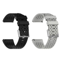Watchband For Fitbit Versa/Versa Lite Ventilation Holes Wristband Breathable Watch Strap For Fitbit Versa Bracelet