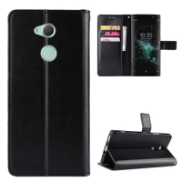 Fashion ShockProof Flip PU Leather Wallet Stand Cover Sony Xperia XA2 Plus Ultra Case For Sony XA 2 XA2Plus XA2Ultra Phone Bags