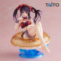 Original Taito Date A Live Tokisaki Kurumi Action Figure Pool Party Ver Figurine Anime Model Statue Toy Christmas Gift Toys 10cm