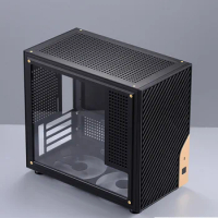 All aluminum ITX MATX chassis, F15MAX water-cooled and air-cooled compact aluminum alloy side