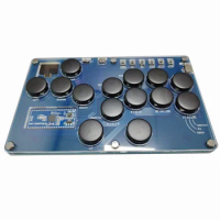 14Key Joystick Hitbox Keyboard Arcade Stick Controller for PS4/PS3/Switch/Steam Arcade Hitbox Controller Fight Sticks C