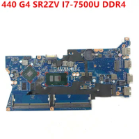 For HP Probook 440 G4 Laptop Motherboard DA0X81MB6E0 913101-001 913101-601 930MX 2G GPU SR2ZV I7-7500U DDR4 100% Working