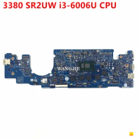 16811-1 CN-0DR3NV 0DR3NV DR3NV Mainboard FOR DELL 3380 Laptop Motherboard With SR2UW i3-6006U CPU 4PD0A4010001-MB