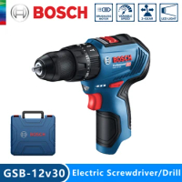 Bosch Professional 3 in 1 Cordless Electric Impact Drill GSB 12V 30 Multi-Function Driver Electric Screwdriver Power Tool