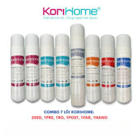 Bộ 8 lõi lọc nước Korihome WPK-888 đầy đủ dùng cho máy lọc nước Korihome WPK-888