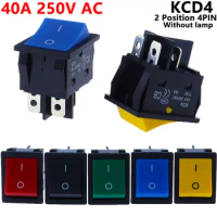 KCD4 Electric Welding Machine Switch Ship Type With High Current 40A 250V AC Electric Oven Furnace Electric Heater Switch 4PIN