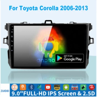 2Din android 10.0 Car Radio reproductor Multimedia para Toyota Corolla E140/150/2006-2013, 2 din