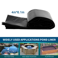 LLDPE Pond Liner 13ft X 20ft Liner Cloth For Pool Landscaping Waterfall Gardens Fishponds Backyard Waterfalls Fish Pond Liners