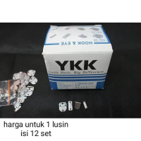 kancing kait ykk 1 lusin isi 12 set high quality   Alat jahit          mesin jahit