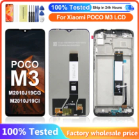 6.53'' Original For Xiaomi Poco M3 LCD Display Screen Touch Panel Digitizer For Poco M3 Pro LCD M2010J19CG M2010J19CT Display