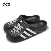 adidas 休閒鞋 Adilette Clog 男鞋 女鞋 黑 白 套入式 涼拖鞋 拖鞋 穆勒鞋 愛迪達 JH9848