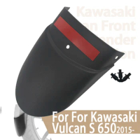 Motorcycle Accessories Front Mudguard Motocycle Fender For Kawasaki Vulcan 650S Accessories Extension Engine Defense Mud Guard