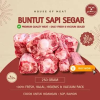 Buntut Sapi Lokal Segar 250 Gram