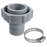 Swimming Pool Drain Fitting Connects Fit For Coleman Pools, ID 1.5Inch Connect To The Bottom Of The Pool, OD 1Inch Replacement