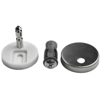 Accessories Toilet Seat Hinge Top Close Hinge Pair Replacement Soft Release Quick Stainless Steel 45mm Fitting Durable