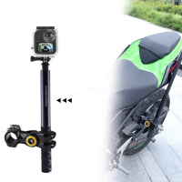 รถจักรยานยนต์จักรยาน H Andlebar เมาปรับ S Elfie ติดจักรยาน Monopod สำหรับ GoPro 11 10 9 DJI Insta360หนึ่ง X3 R กล้องอุปกรณ์เสริม