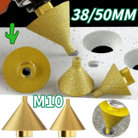 38/50MM Cybertool Mata CNC Router Diamond Chamfer Profil Batu Granit Marmer Nisan Kaca