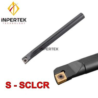 S16 SCLCR 06 Holder Bubut Insert CCMT06 Pahat Boring Bubut Kanan Dalam S16