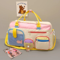 SHoo กระเป๋าสัมภาระผู้หญิง Oxford ขนาดใหญ่ 44x25x20cm สายปรับได้ 120cm ทนทาน ใช้ได้หลายโอกาส กระเป๋า