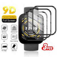 3PCS 9D Curved Soft Fiber Glass Screen Protector For Amazfit Bip 5 Smartwatch Protective Glass On AmazfitBip5 Amazfit Bip5 1.91"