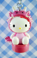 【震撼精品百貨】Hello Kitty 凱蒂貓 KITTY限量鑰匙圈-生肖系列(大)-龍 震撼日式精品百貨