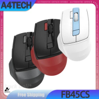 A4Tech FB45CS Gamer Mouse 2Mode Bluetooth Wireless Mute Air Rechargeable Mouse Sensor DPI Adjustable Ergonomic Office Mice Gifts