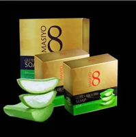 Sabun MASIYO8 AHA BHA 50gr untuk Kulit Tampak Lebih Cerah