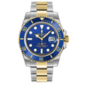 勞力士 116613 Submariner Date 潛水錶，40mm 18K 黃金鋼，藍寶石玻璃