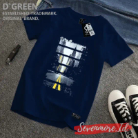 KATUN GREENLIGHT DuangGREEN Original Navy T-shirt for Men and Women with City Street Motif - Cotton 
